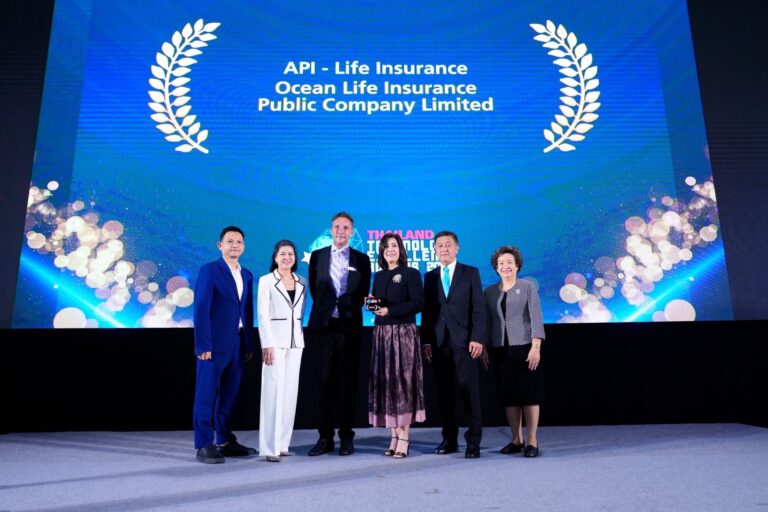 OCEAN LIFE ไทยสมุทร คว้ารางวัลด้านเทคโนโลยีประกันชีวิตระดับเอเชีย Asian Technology Excellence Awards 2024