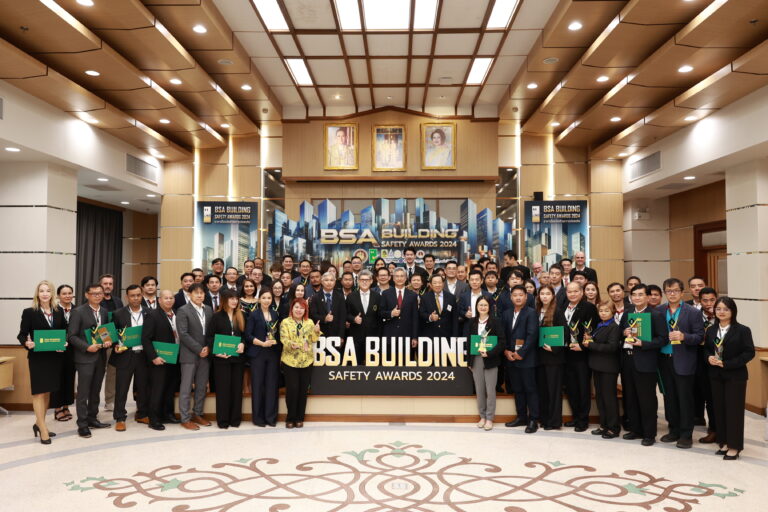 เปิดตัว 55 อาคารพาเหรดคว้ารางวัล BSA Building Safety Award 2024 “อาคารทีวัน-โรงแรมเลอเมอริเดียน”ชนะเลิศระดับ DIAMOND