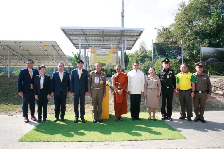 กฟผ. ตามรอยพระยุคลบาท รัชกาลที่ 9 มอบระบบผลิตไฟฟ้าจากพลังงานแสงอาทิตย์เบอร์ 5 สูบน้ำป้องกันไฟป่า ลดภาระค่าไฟฟ้าวัดไร่มะม่วงพระราชดำรัสฯ