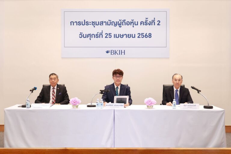 บีเคไอ โฮลดิ้งส์ (BKIH) จัดประชุมสามัญผู้ถือหุ้น ครั้งที่ 2  