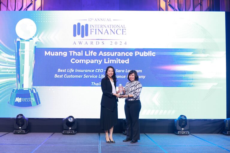 “เมืองไทยประกันชีวิต” คว้า 2 รางวัลใหญ่ จากเวที “International Finance Awards 2024”