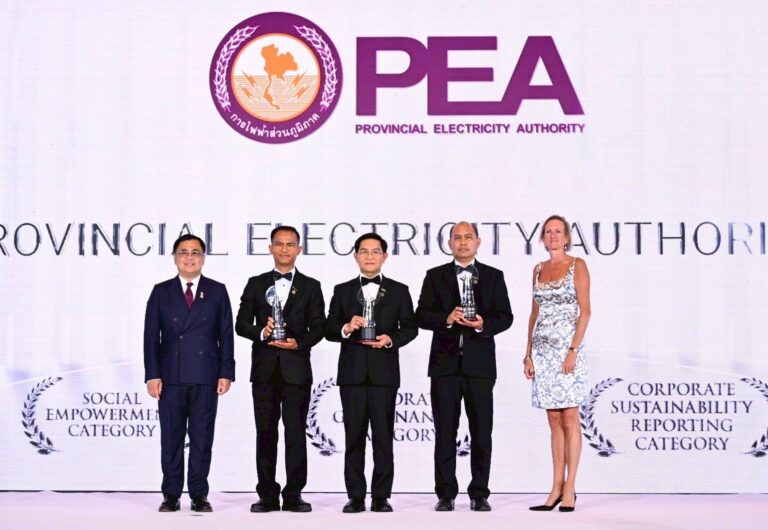 PEA คว้ารางวัล ระดับนานาชาติ AREA 2025 จาก 3 สาขา 7 ปี ติดต่อกัน