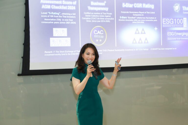 WHA Group ประกาศ 5 ภารกิจหลักภายใต้กรอบด้านความยั่งยืน 5 ปี โชว์ต้นแบบการจัดการน้ำเชื่อมโยงอุตสาหกรรม ชุมชน และสังคม พร้อมติดตั้งโซลาร์เซลล์ 1,000 MW ลดคาร์บอน