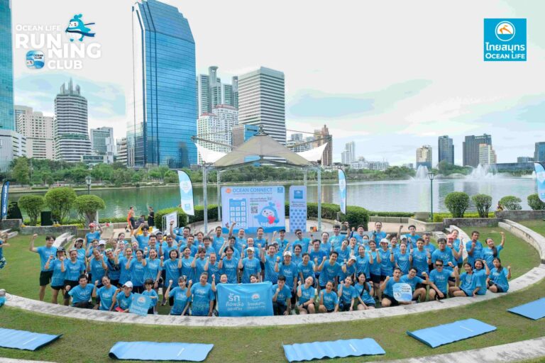 OCEAN LIFE ไทยสมุทร จุดพลัง “Love Starts with Your Health” ชวนผู้ว่าฯ กทม. ร่วม RUNNING CLUB สนับสนุนคนกรุงดูแลสุขภาพกายใจ เพื่อทำสิ่งที่รักไปนาน ๆ