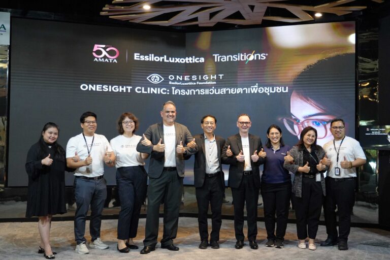 อมตะ จับมือ เอสซีลอร์ลูซอตติกา เปิดโครงการ “OneSight Clinic แว่นตาเพื่อชุมชน”