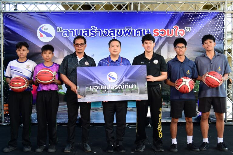 กทพ. พลิกโฉมใต้ทางด่วนฉลองรัช เปิด “ลานสร้างสุขพิเศษ รวมใจ โดย การทางพิเศษฯ” ชู “สนามบาสเกตบอล” สร้างสุขภาพดีให้กับชุมชน