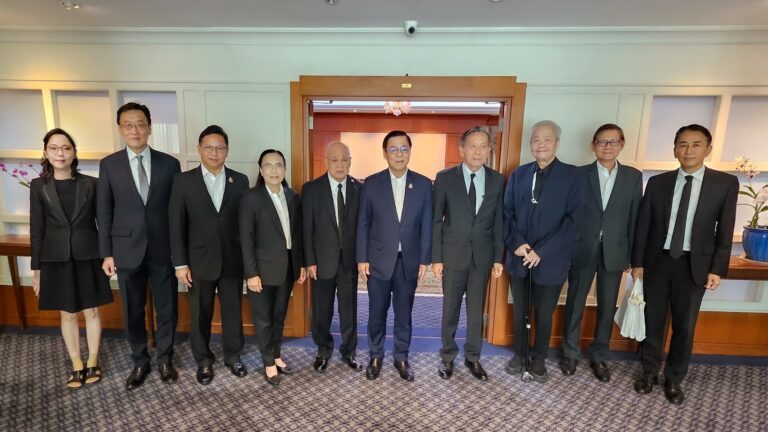 คณะกรรมการสถาบันเทคโนโลยีแห่งเอเชีย เข้าเยี่ยมคารวะ “สีหศักดิ์” รมว.กระทรวงการต่างประเทศ