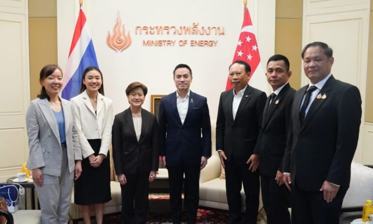 “เอกนัฏ” รมว.พลังงาน ต้อนรับเอกอัครราชทูตสิงคโปร์ประจำประเทศไทย หารือต่อยอดความร่วมมือขยายโครงข่ายสายส่งไฟฟ้าอาเซียน