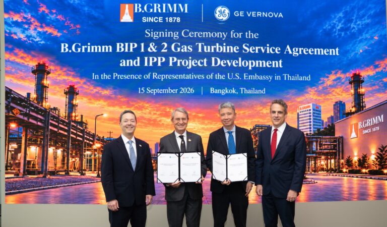 บี.กริม เพาเวอร์–GE Vernova ผนึกพลังรุกตลาดอาเซียน เดินหน้าขยายธุรกิจพลังงานสู่การเติบโตระดับภูมิภาค